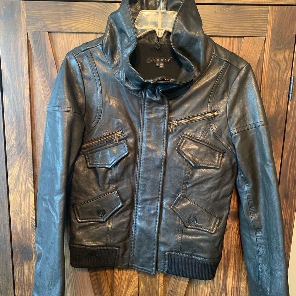 Theory Authentic Leather Jacket